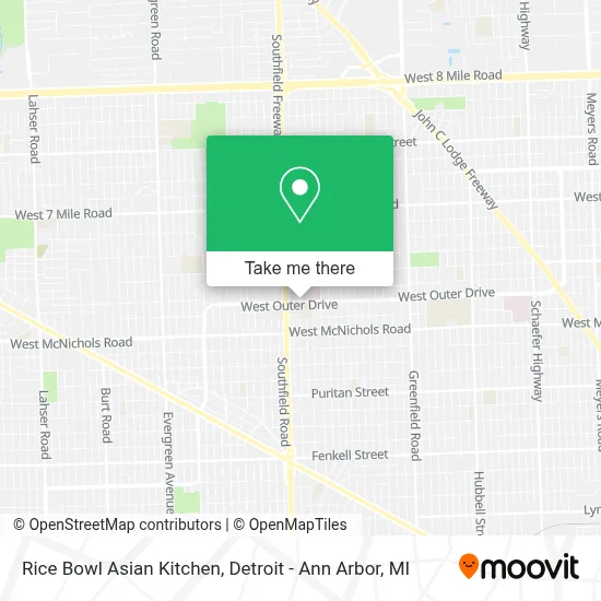 Rice Bowl Asian Kitchen map