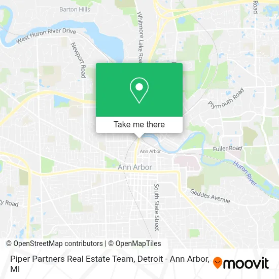 Piper Partners Real Estate Team map