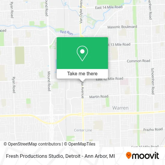 Fresh Productions Studio map