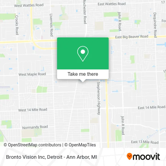 Bronto Vision Inc map