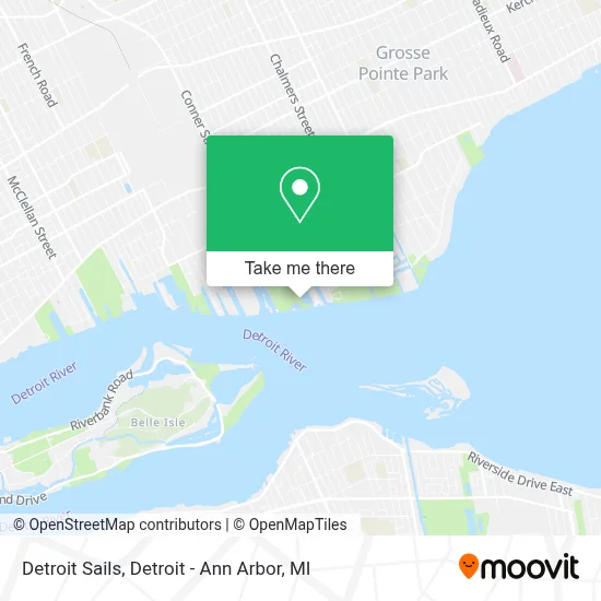 Detroit Sails map