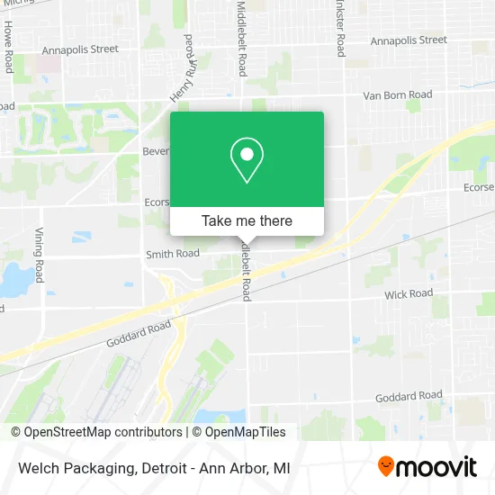 Welch Packaging map