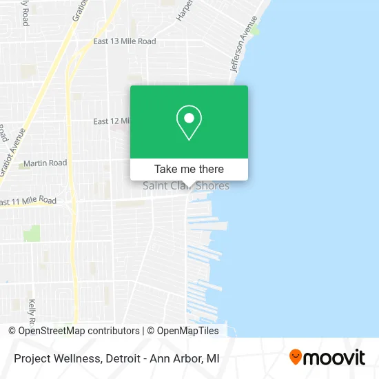 Project Wellness map