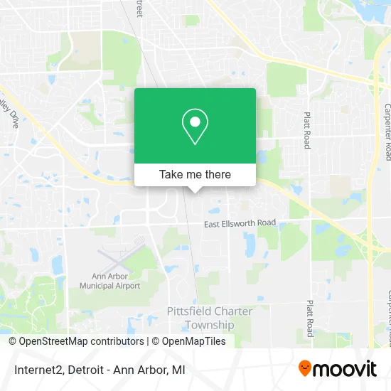 Internet2 map