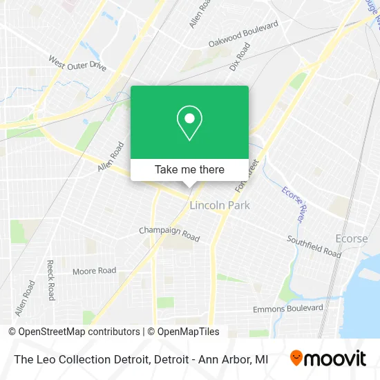 The Leo Collection Detroit map