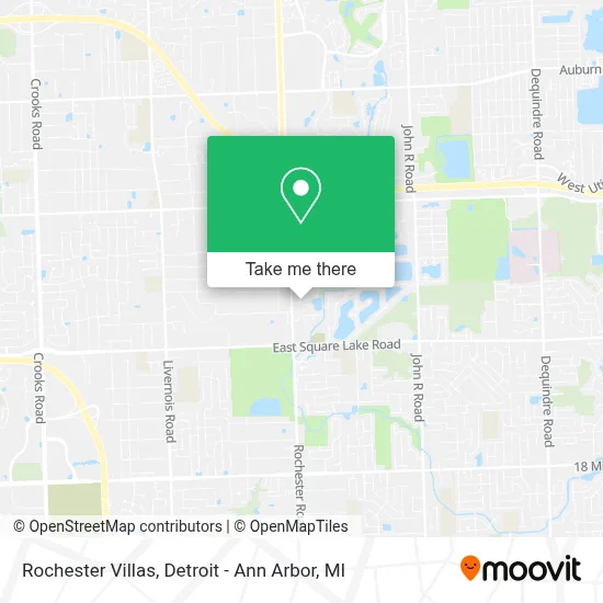 Rochester Villas map