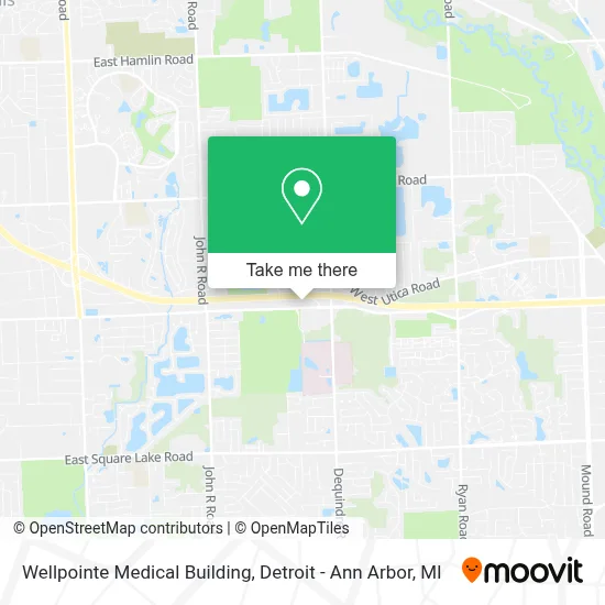 Wellpointe Medical Building map