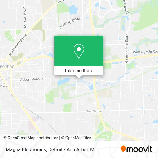 Magna Electronics map