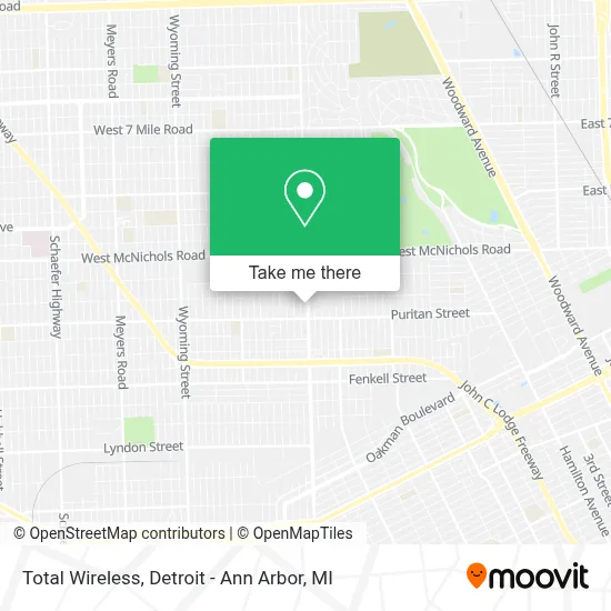 Total Wireless map