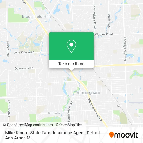 Mike Kinna - State Farm Insurance Agent map