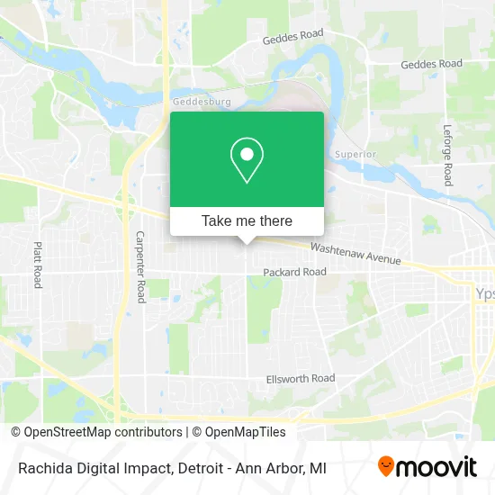 Rachida Digital Impact map