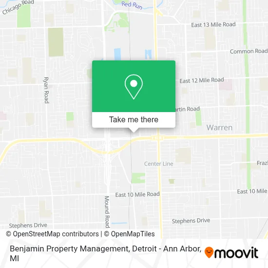 Benjamin Property Management map