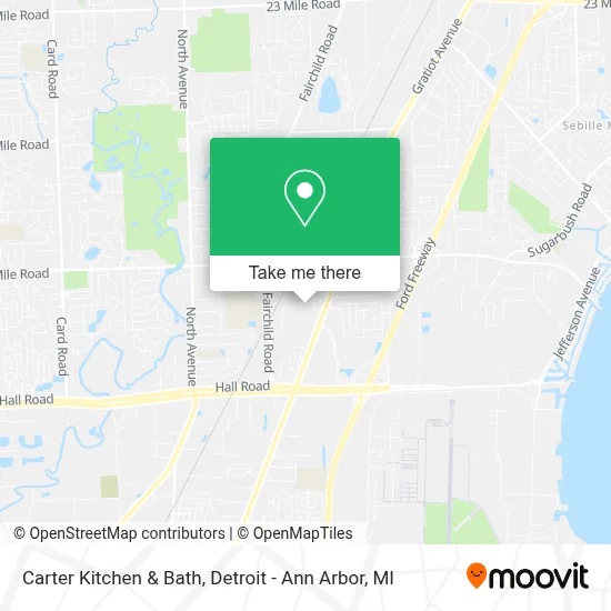 Carter Kitchen & Bath map