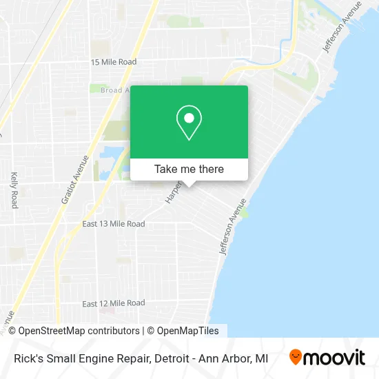 Rick's Small Engine Repair map