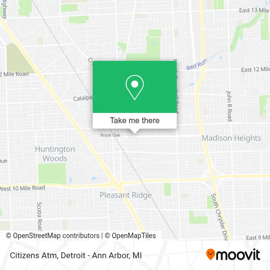 Citizens Atm map