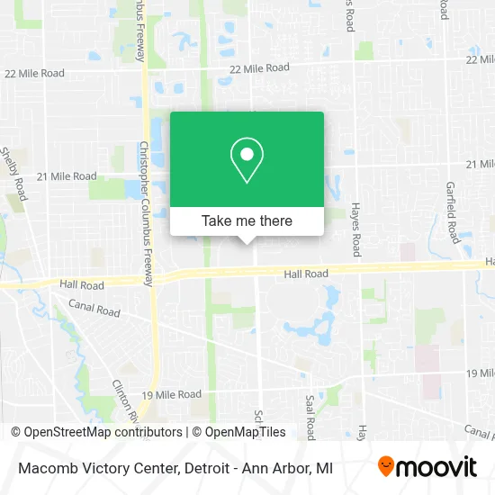 Macomb Victory Center map