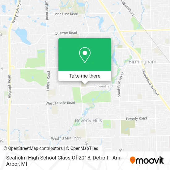 Seaholm High School Class Of 2018 map