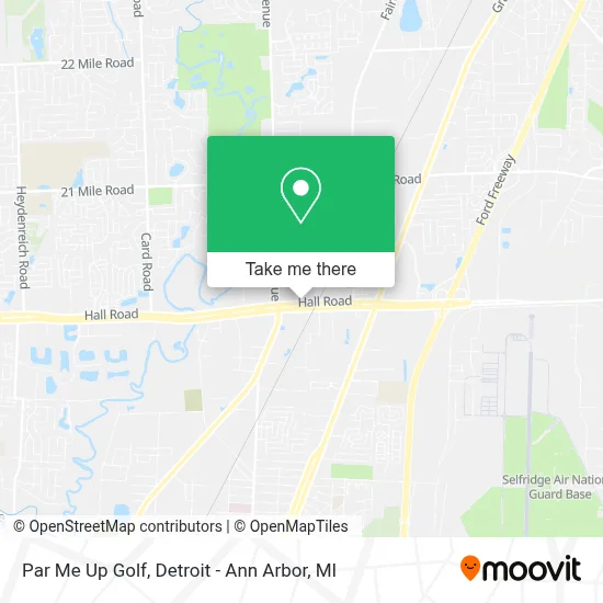 Par Me Up Golf map