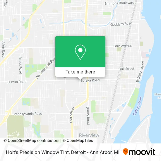 Holt's Precision Window Tint map