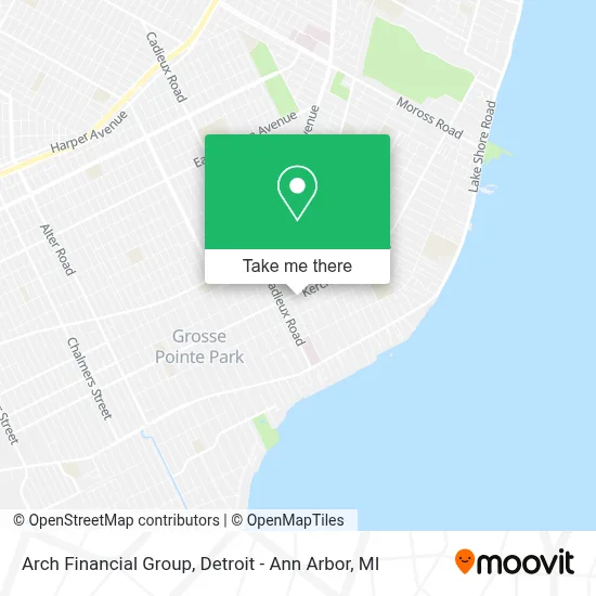 Arch Financial Group map
