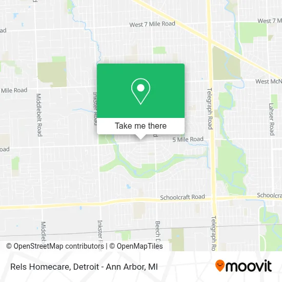 Rels Homecare map