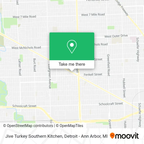 Jive Turkey Southern Kitchen map