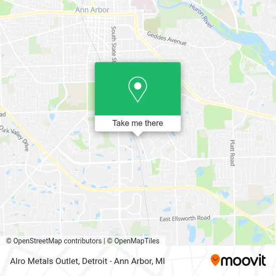 Alro Metals Outlet map