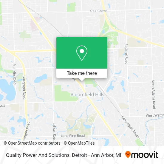 Quality Power And Solutions map