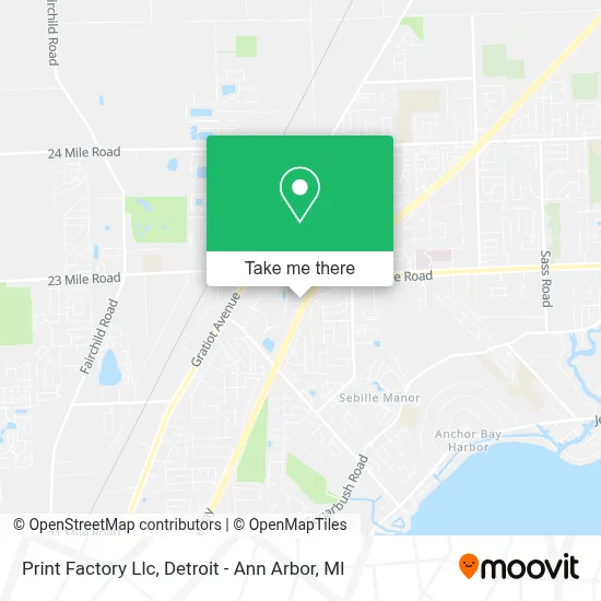 Print Factory Llc map