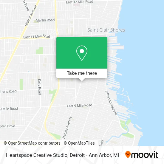 Heartspace Creative Studio map