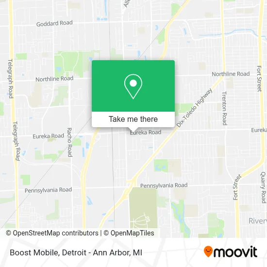 Boost Mobile map