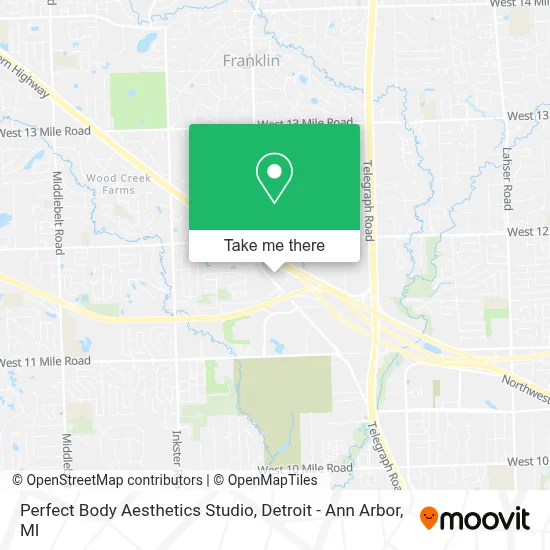 Perfect Body Aesthetics Studio map