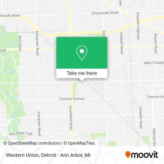 Western Union map