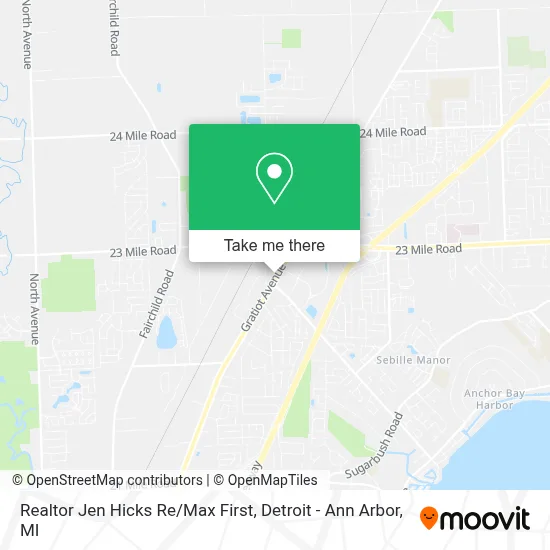 Realtor Jen Hicks Re/Max First map