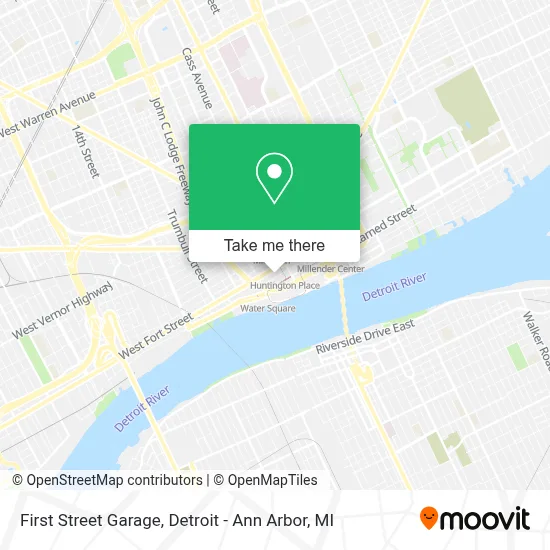First Street Garage map
