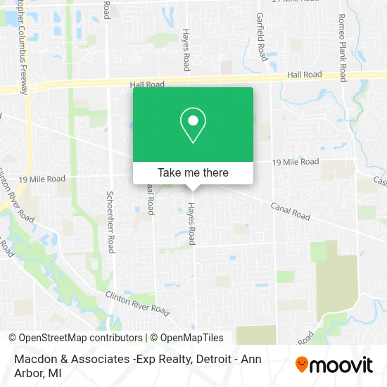 Macdon & Associates -Exp Realty map