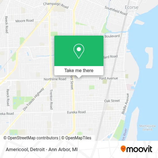 Americool map