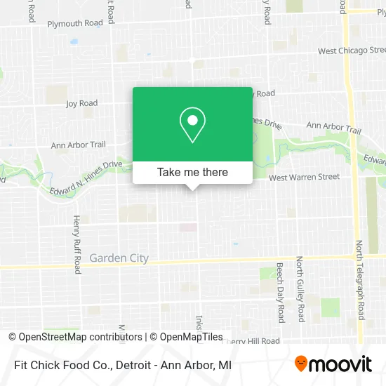 Fit Chick Food Co. map
