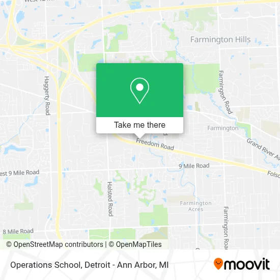 Operations School map