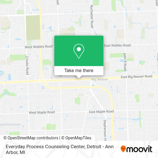 Everyday Process Counseling Center map