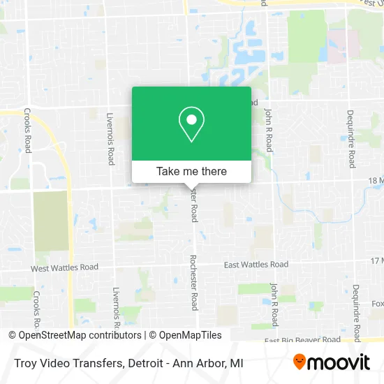 Troy Video Transfers map