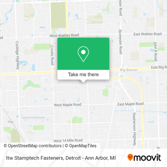 Itw Stamptech Fasteners map