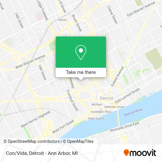 Con/Vida map