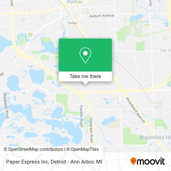 Paper Express Inc map