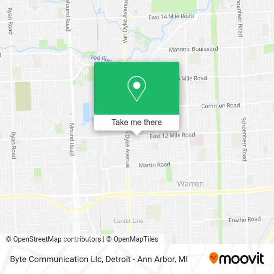 Byte Communication Llc map