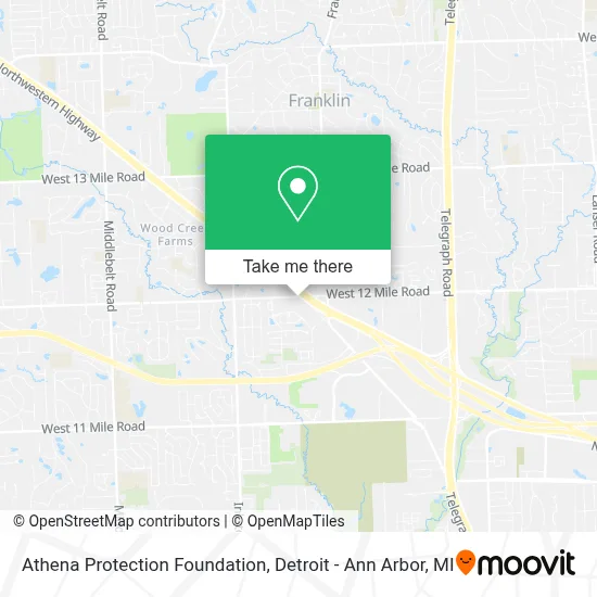 Athena Protection Foundation map