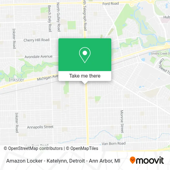 Amazon Locker - Katelynn map