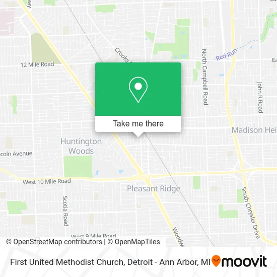First United Methodist Church map