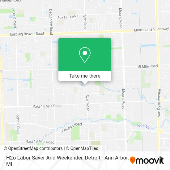 H2o Labor Saver And Weekender map