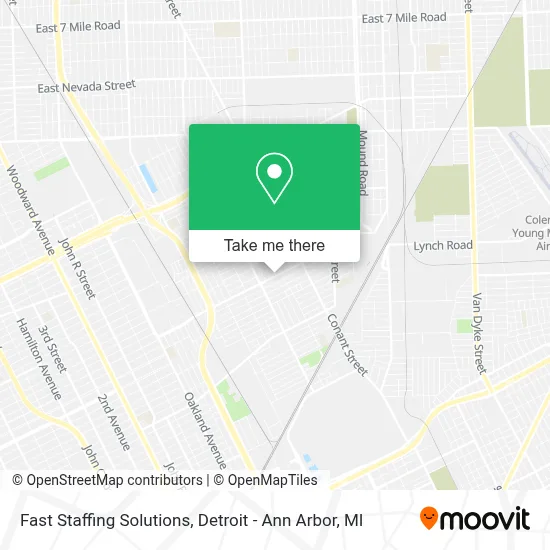 Fast Staffing Solutions map
